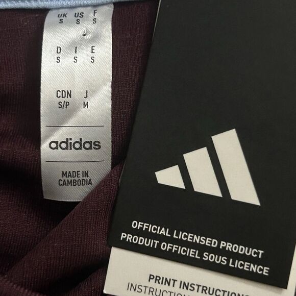 Adidas Aston Villa FC 24/25 Home Kit Red Size Small Soccer Jersey Betano - Picture 5 of 8